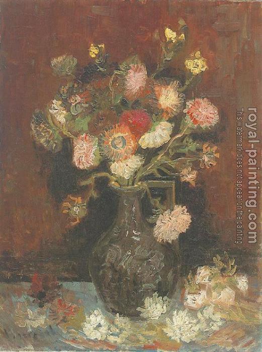 Vincent Van Gogh : Vase with Asters and Phlox II